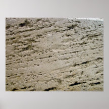 Sawn Limestone Texture Poster