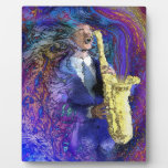 Sax Player plaque