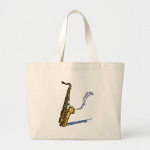 Saxophone Canvas Bag