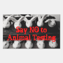Say No to Animal Testing sticker