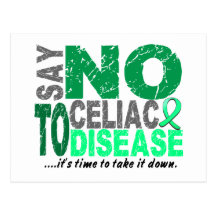 Say NO To Celiac Disease 1 Postcards
