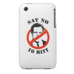 SAY NO TO MITT ROMNEY Case-Mate iPhone 3 CASES