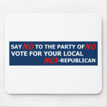Say no to republicans mouse pads