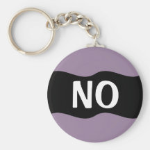 Say No to Violence, Abuse, Drugs, Alcohol, & Fear Key Chain