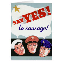 Say Yes to Sausage Card