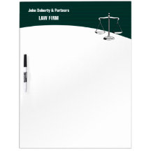Scales of Justice Dry Erase Board