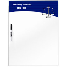 Scales of Justice Dry Erase Board