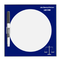 Scales of Justice Dry Erase Board