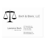 Scales of Justice (Law) Business Card Template
