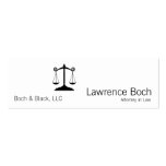 Scales of Justice (Law) Business Card Templates