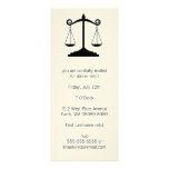 Scales of Justice (Law) Custom Announcement