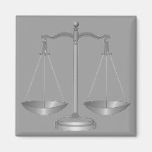 Scales of Justice Magnets