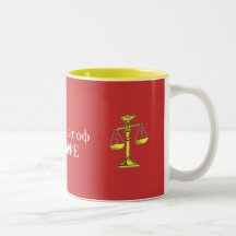 Scales of Justice Mug