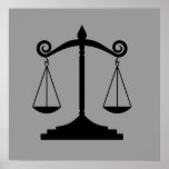 Scales of Justice Poster