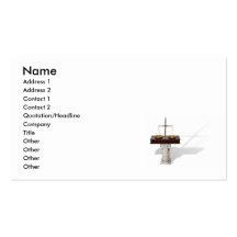 ScalesPedestal, Name, Address 1, Address 2, Con... Business Card Template
