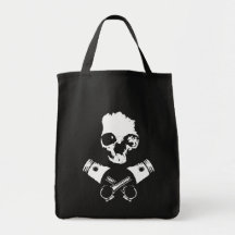 Scallywag & Crossed Pistons Tote Bags