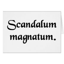 Scandal of magnates. cards