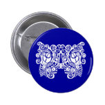 scarab butterfly button