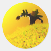 SCARECROW at Dusk Stickers