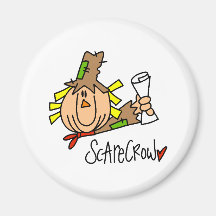 Scarecrow Fridge Magnets