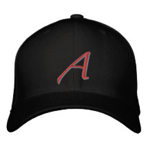Scarlet A large Embroidered Baseball Cap