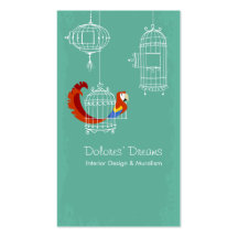 Scarlet Macaw Business Card Template