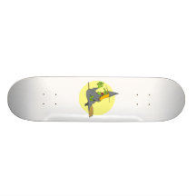 scary looking witch skate decks