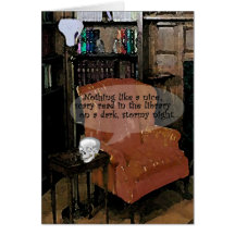 scary read greeting cards