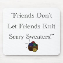 Scary Sweaters! Mouse Pad