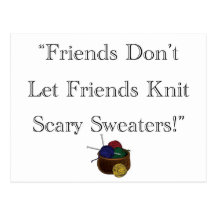 Scary Sweaters! Postcards