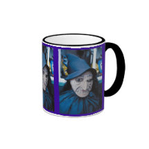 Scary Witch Mask Coffee Mug