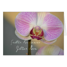 Scatter Kindness Orchid Greeting Card