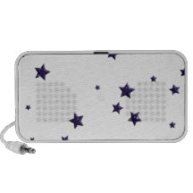 SCATTERED DARK PURPLE STARS ACCENTS TEMPLATE BACKG SPEAKERS