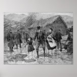 Scene at an Irish Eviction in County Kerry Posters