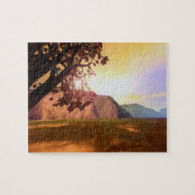 Scenic Autumn Tree Photo Puzzles