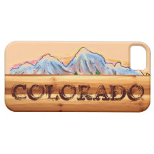 Scenic mountain rustic Colorado iphone 5 case