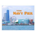 Scenic Navy Pier - Chicago Illinois Postcards