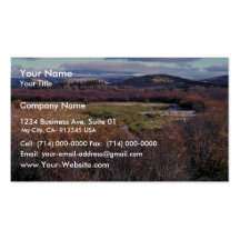 Scenic View of Tetlin National Wildlife Refuge Business Card Template