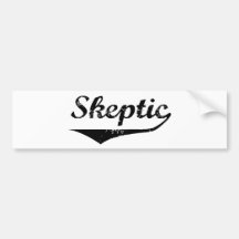 Sceptic 2 bumper stickers