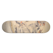 Schiele Art Custom Skate Board