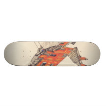 Schiele Art Skate Board