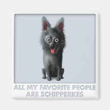 Schipperke Favourite Fridge Magnets
