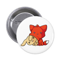 SCHLUP Fox Eating Rabbit Pins