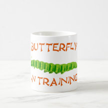 Schmetterling in Ausbildung butterfly In Training Kaffee Tassen