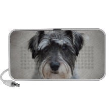Schnauzer Dog Portable Speakers