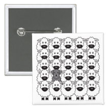 Schnauzer in the Sheep Button