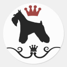 Schnauzers Rule Stickers