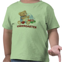 School Bear - Kindergarten T Shirt