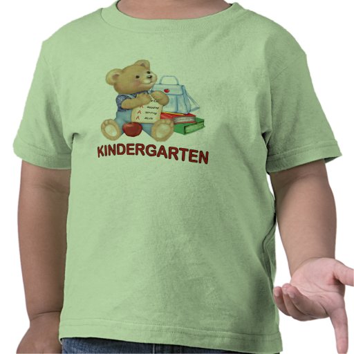 School Bear - Kindergarten T Shirt
