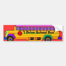 "School Bus Driver" Bumper Stickers